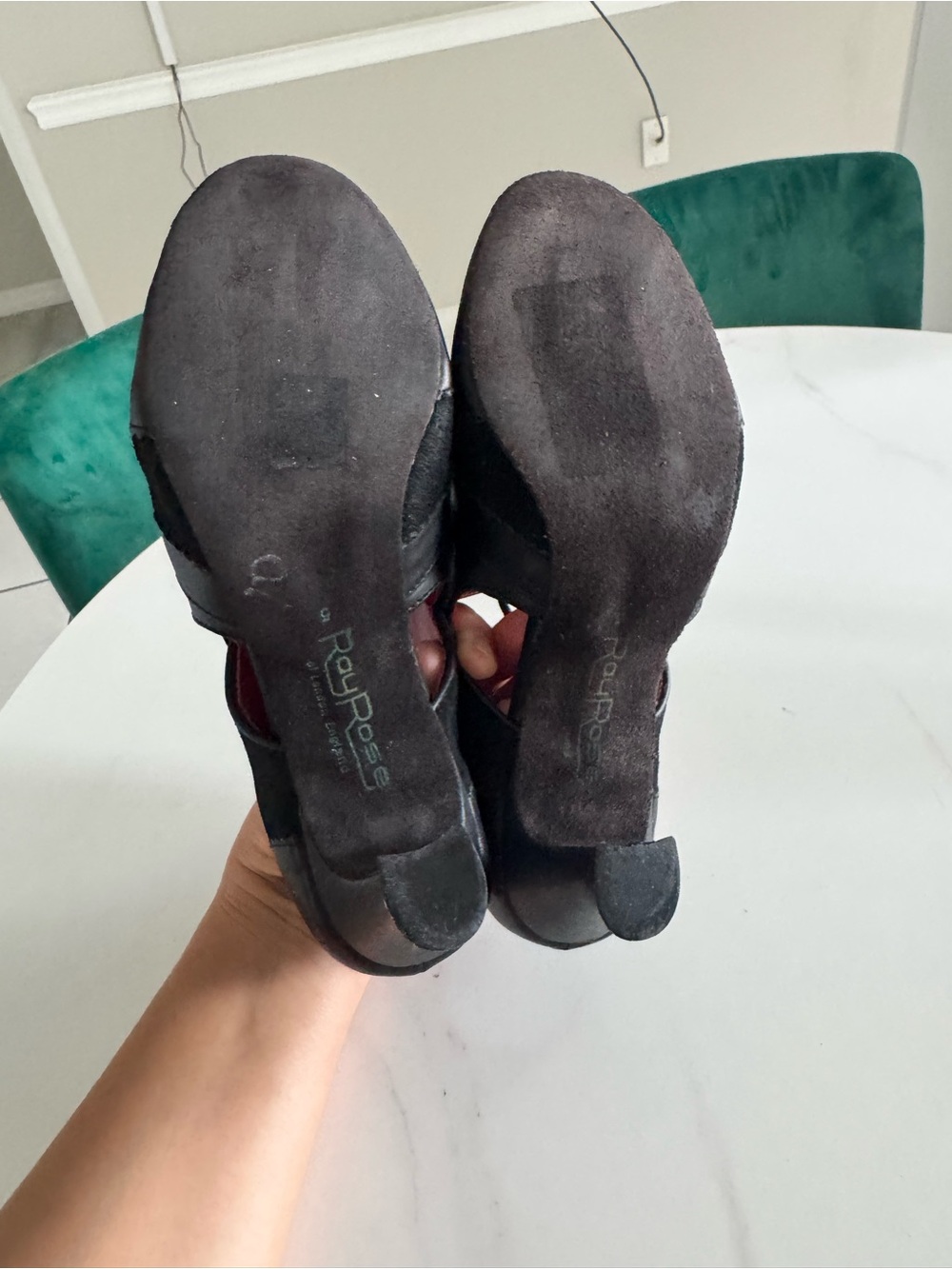 Ray Rose Black Leather Ballroom Dance Shoes – Made in England size 5 - Picture 5 of 7